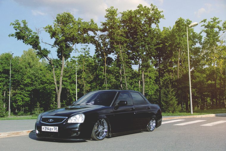 Приора 2020 черная