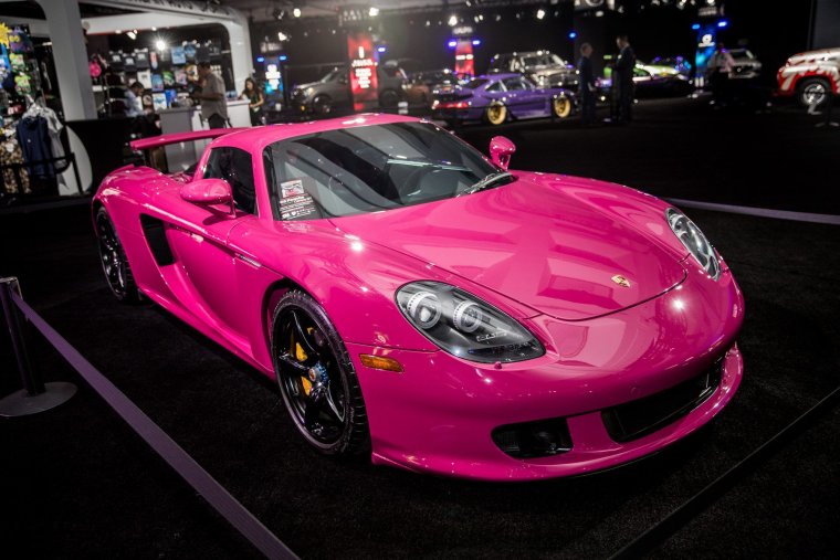 Porsche Carrera gt розовый