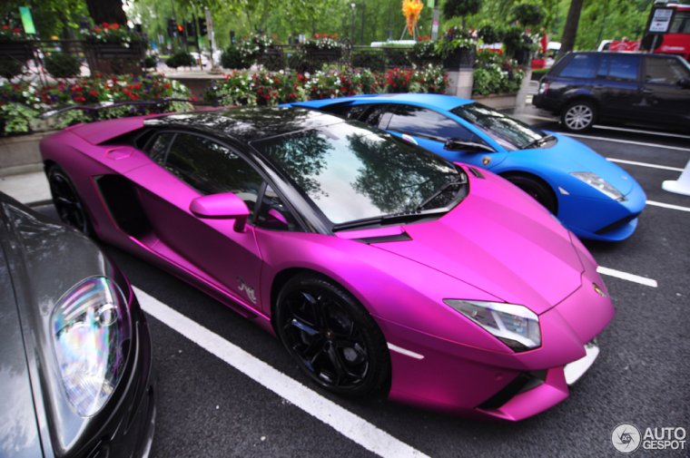 Мурселаго Ламборджини фиолетовая