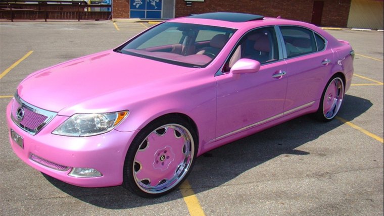 Розовый цвет авто