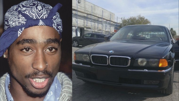 2pac in BMW