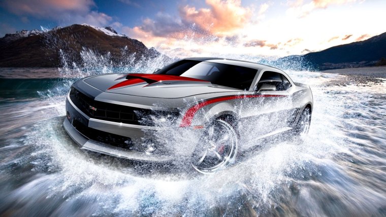 Авто в воде