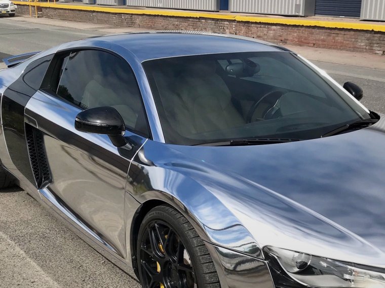 Хром пленка на крышу