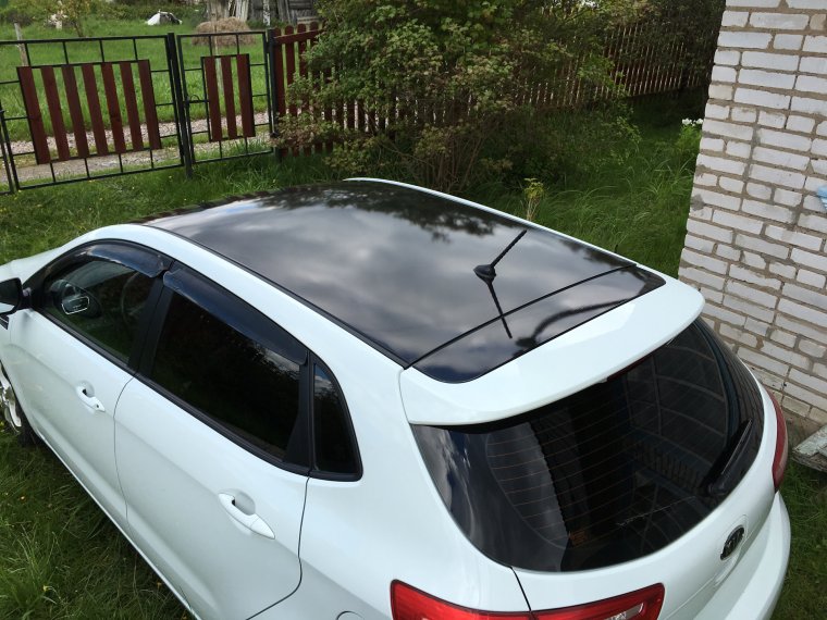Kia Rio черная крыша
