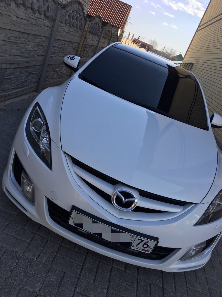 Мазда 6 GH черная крыша