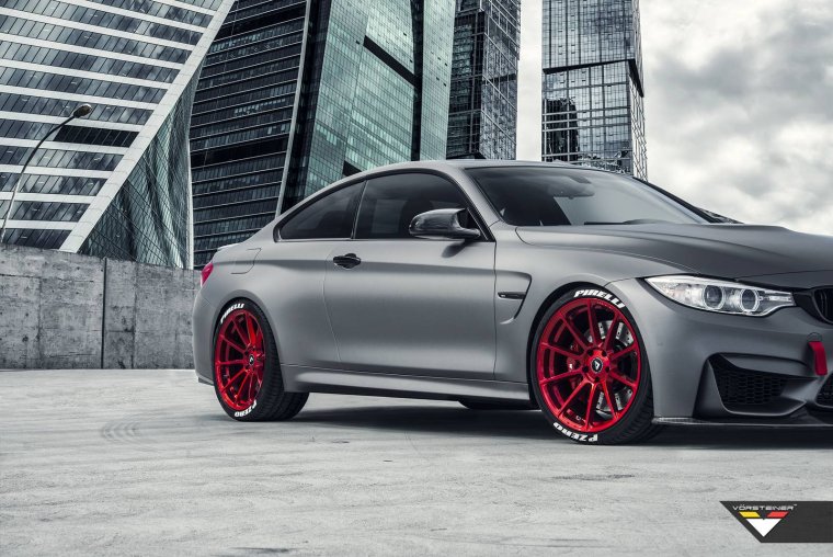 BMW m4 серая матовая