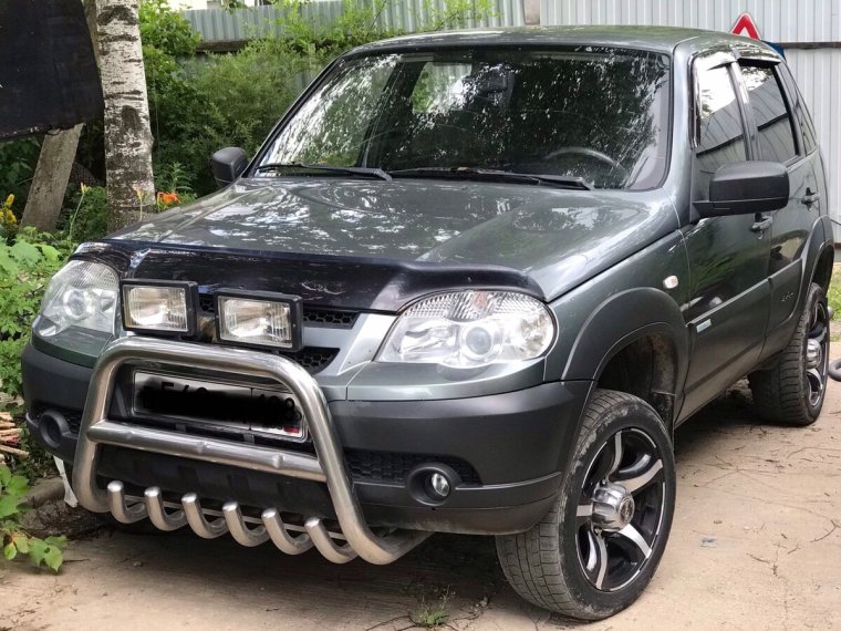 Силовой обвес на Шевроле ниву 2007 года