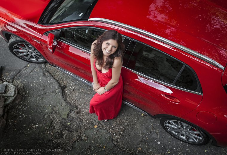 Фотосессия машины на ВДНХ