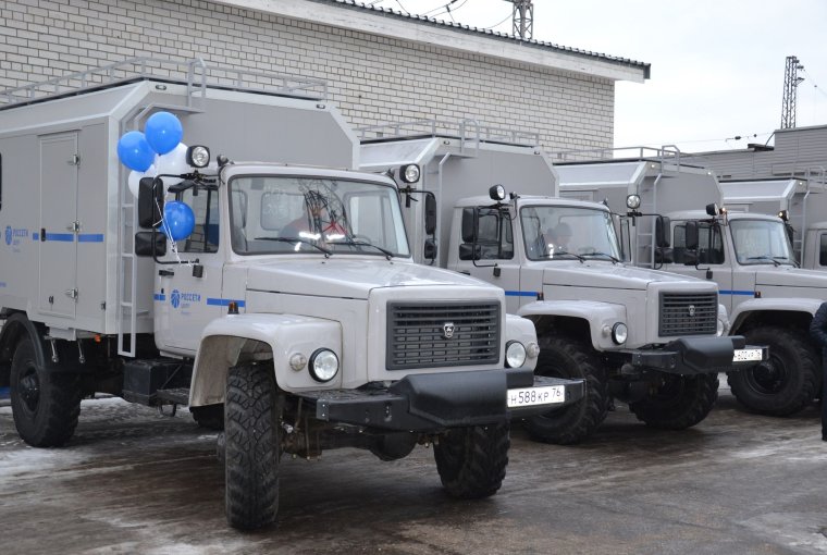 Автомобили Россети бригадные