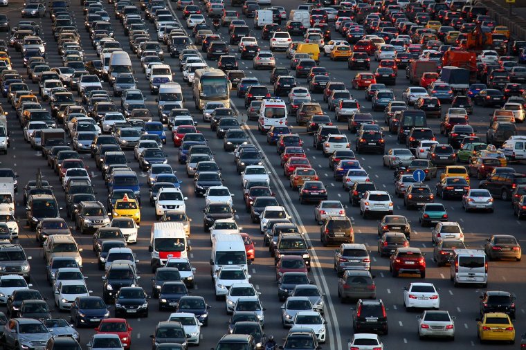 Очень много машин