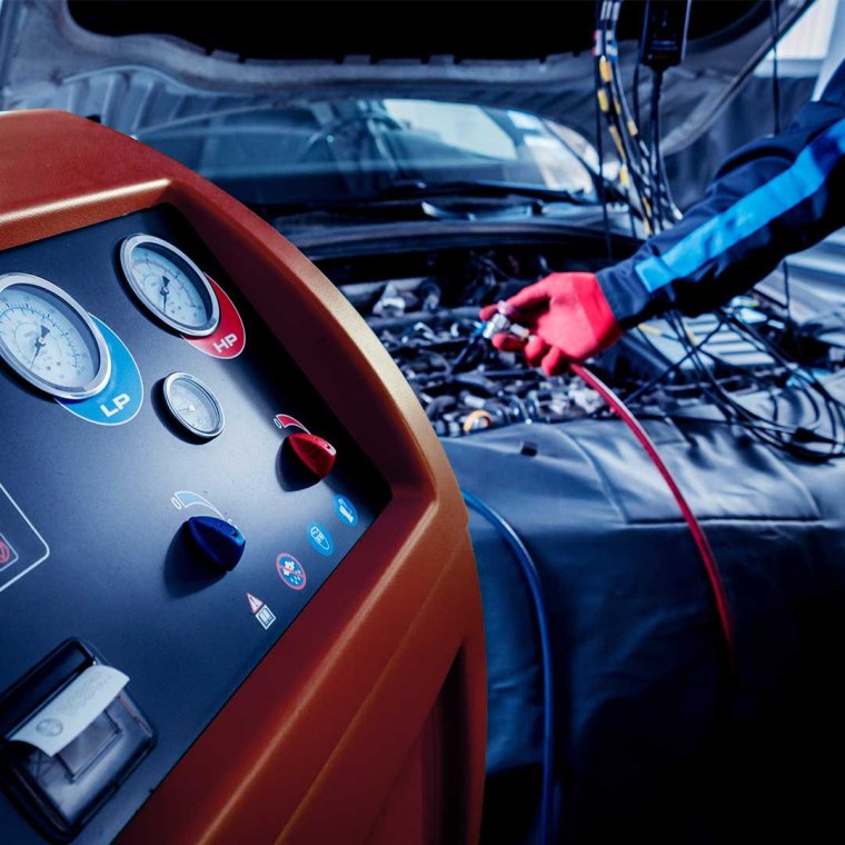 Кондиционера машины внутри