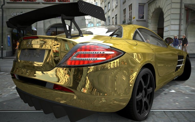Mercedes SLR Gold