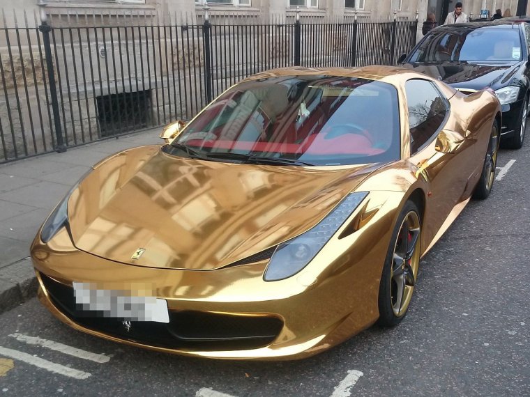 Ferrari 458 Gold