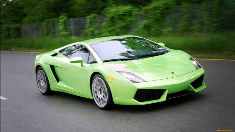 Lamborghini Gallardo салатовый
