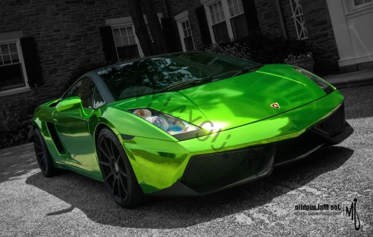 Ламборджини Галлардо зеленая