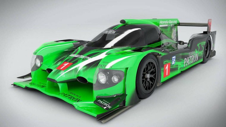 Гоночные машины зеленого цвета