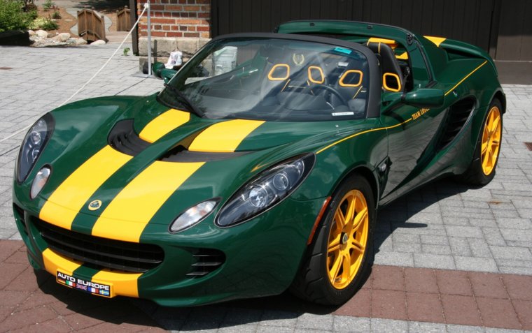 Lotus Elise зеленый