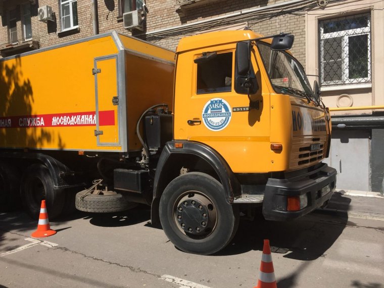 Машина первого выезда на шасси Hyundai HD-78 АО «Мосводоканал»