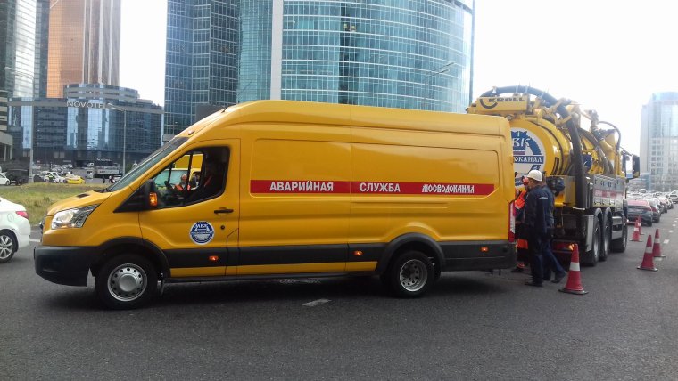 Гараж фрезер Мосводоканал