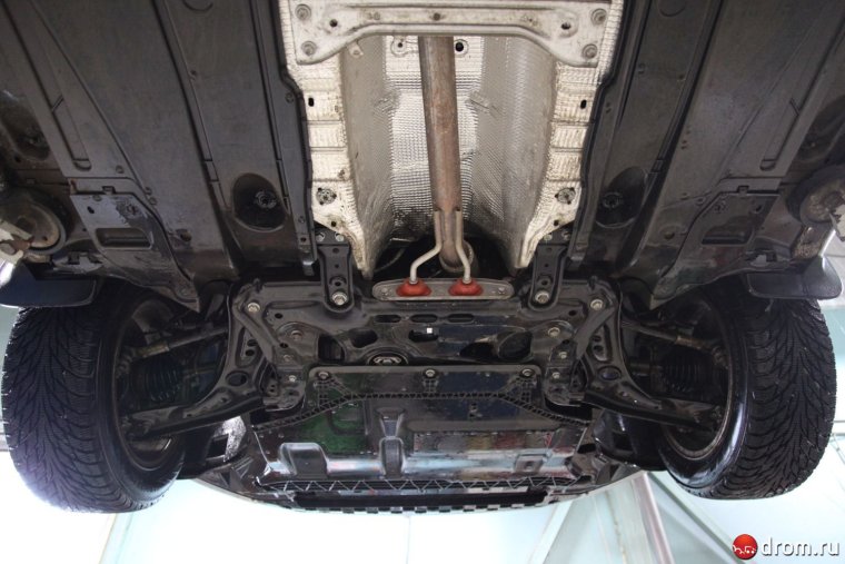 Днище Skoda Octavia a7 1,8