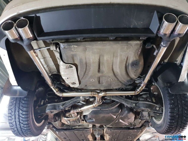 Октавия а7 1.4 выхлопная система