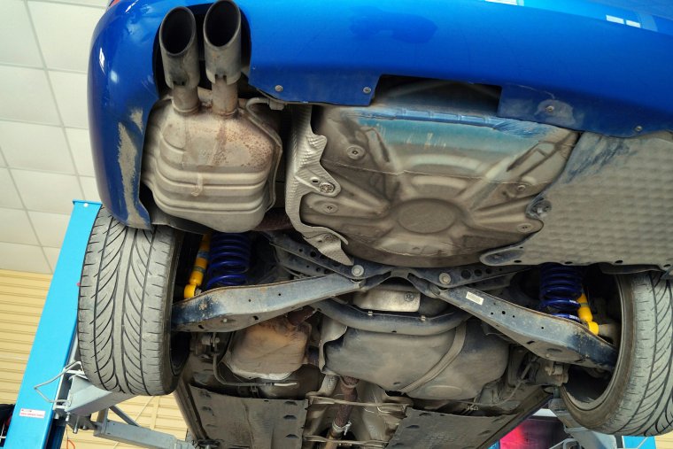 Днище Skoda Octavia a7 RS