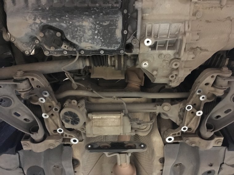 Шкода Октавия а5 1.8 TSI днище