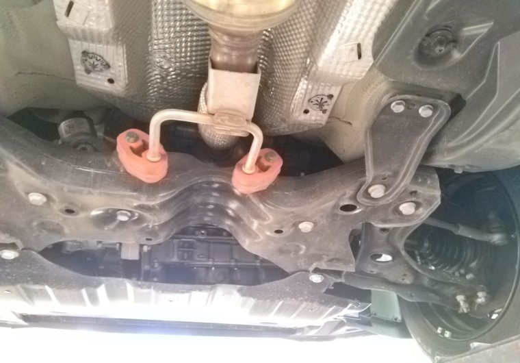 Шкода Рапид 2017 днище