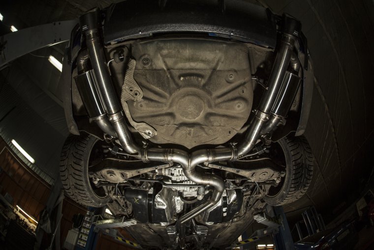 Octavia RS выхлоп