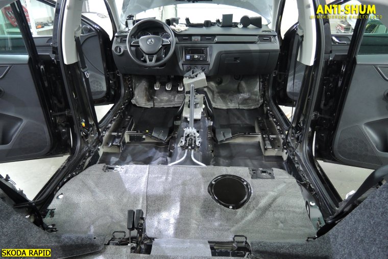 Шумоизоляция Шкода Рапид 2021