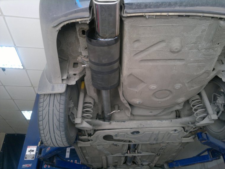 Октавия а5 1.6 MPI вид снизу