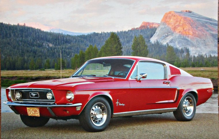 Ford Mustang 1968 Red
