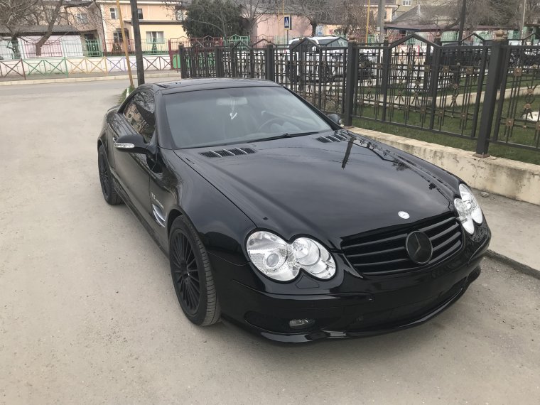 Mercedes sl55 AMG черный тонированный