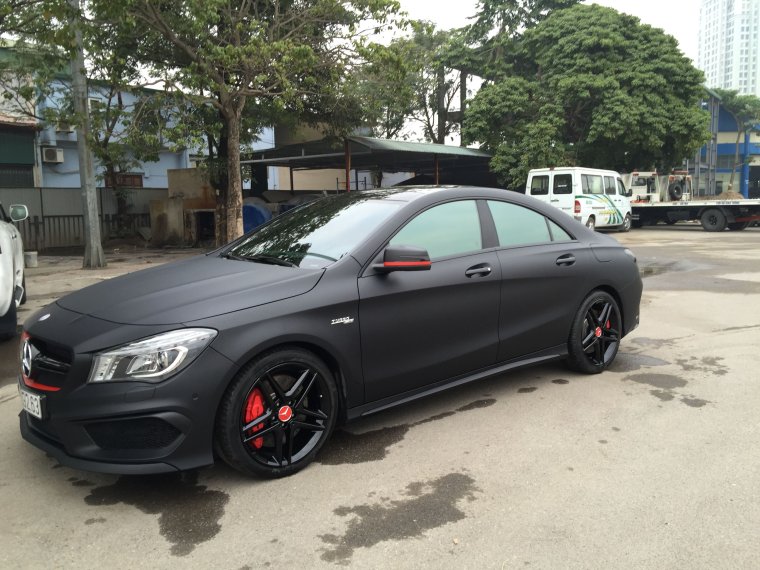 CLA 200 Mercedes чёрный матовый