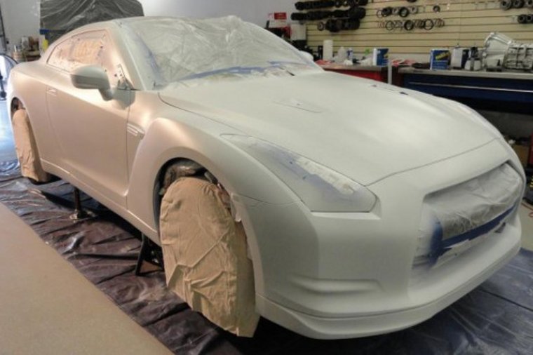 Белые цвета покраски машины