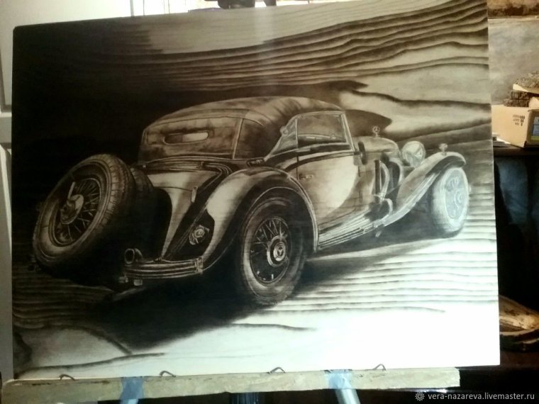 БМВ Выжигание по дереву