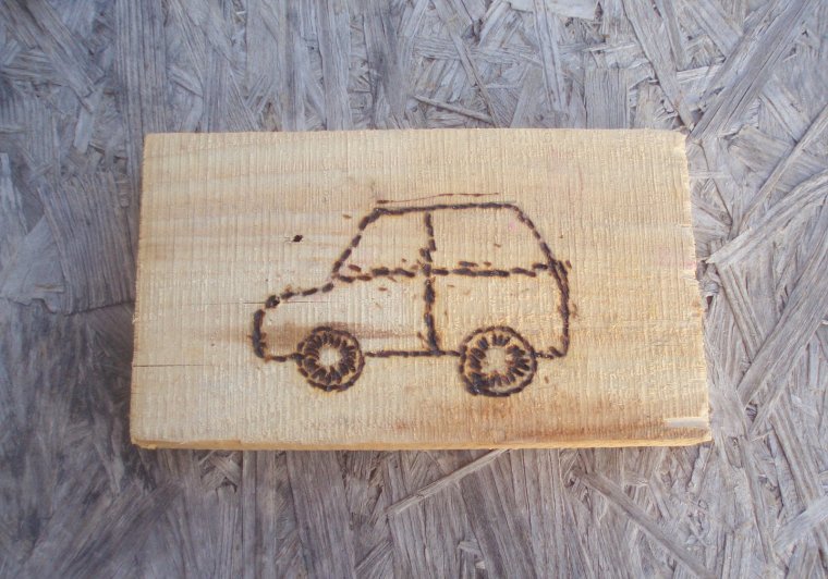 Картины пирография ручная