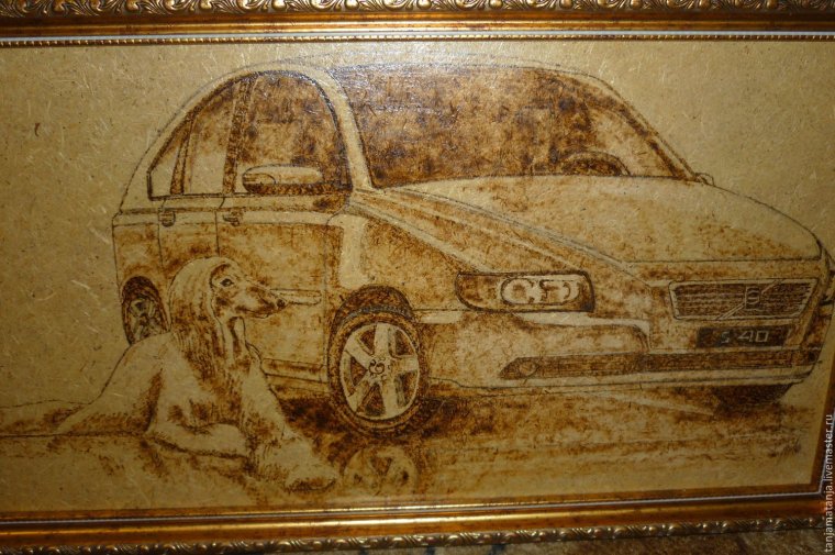 Узор для выжигания по дереву машины