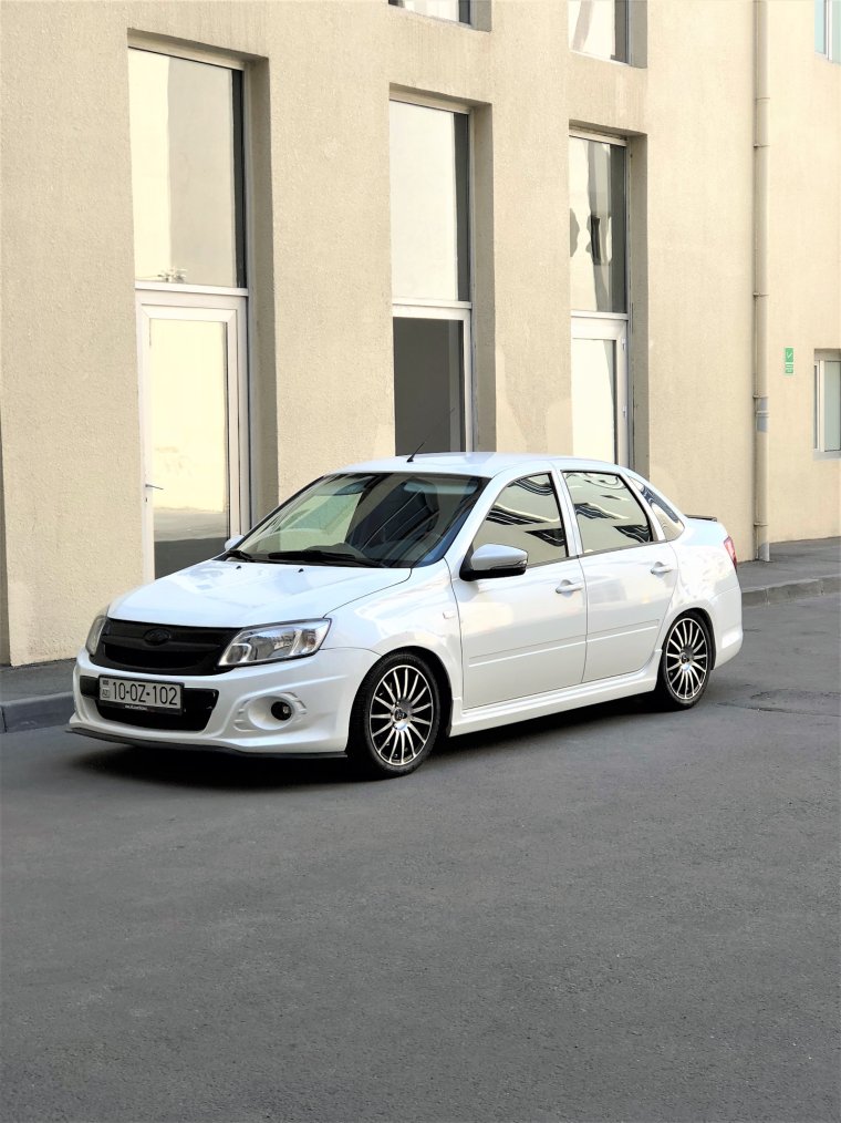 Белая Лада Гранта -90