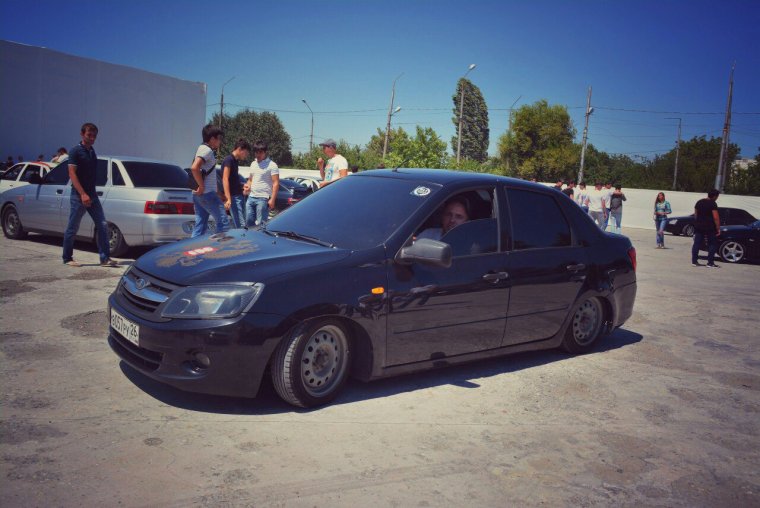 Лада Гранта на пневме кориандр