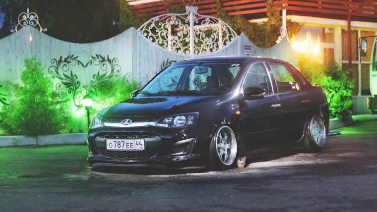 Зелёная Гранта на стиле