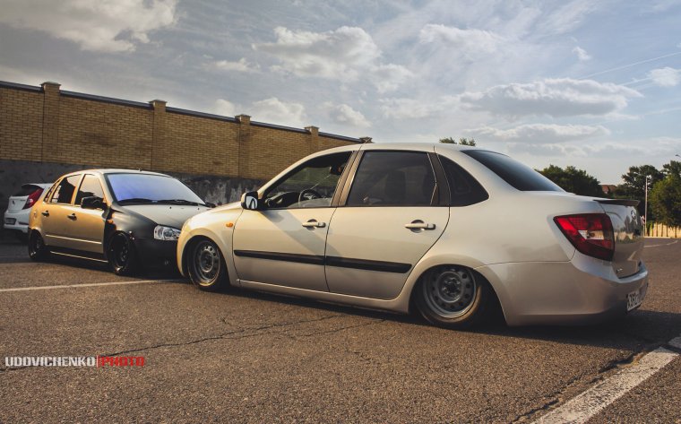 Lada Granta FL на пневме