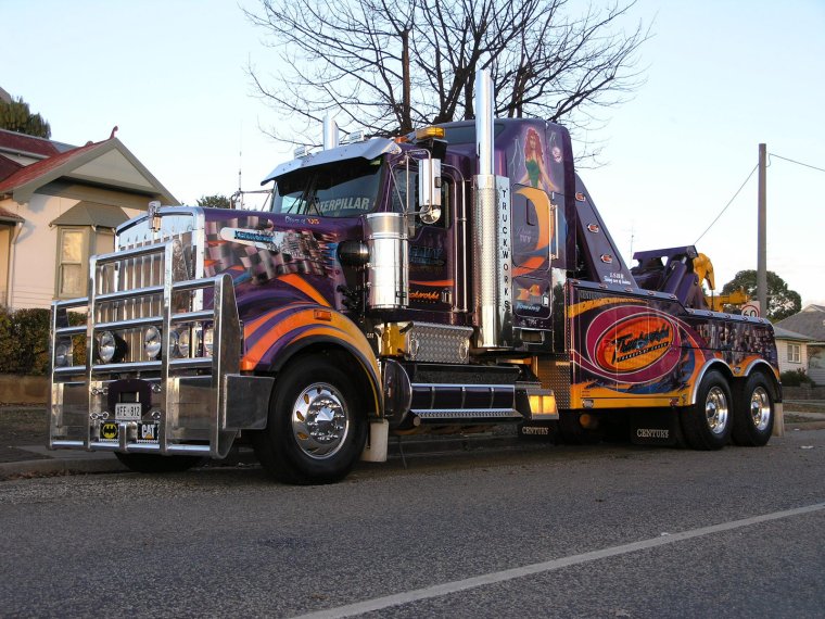 Дальнобойщика Kenworth w900