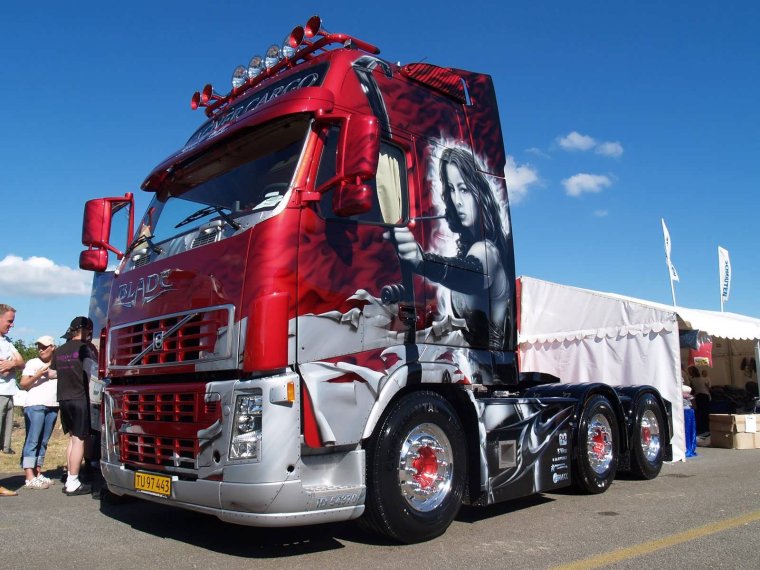 Volvo fh12 аэрография
