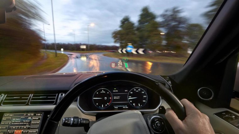 Вид из за руля пустой