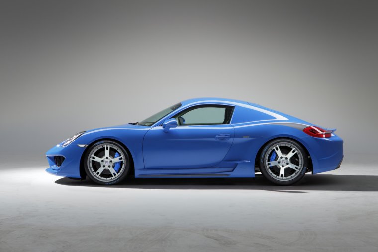 Порше Cayman сбоку