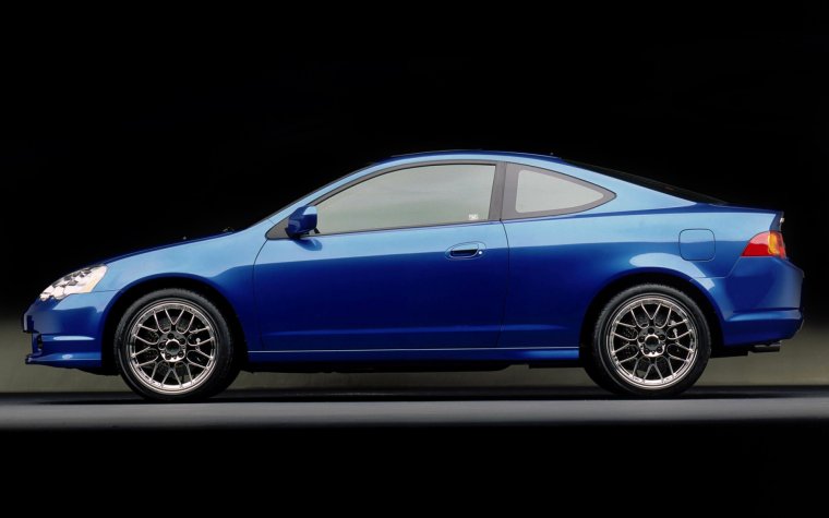 Acura купе синяя