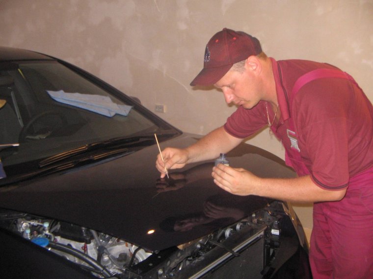 Техника аэрографии на авто