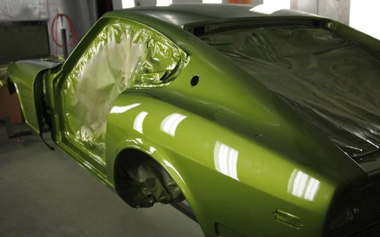 Машина покрашенная кисточкой