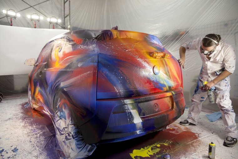 Покраска авто металликом